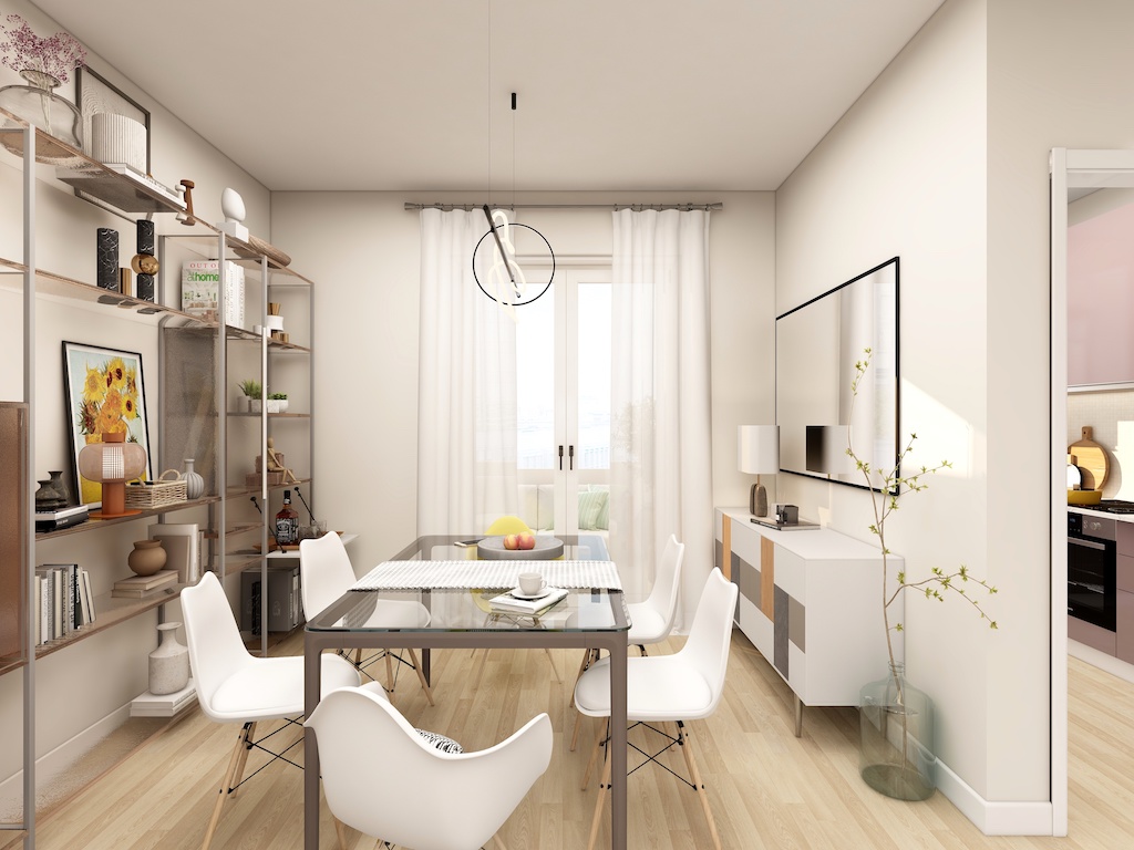 B07 Mesola - appartamento con doppi giardini e garage